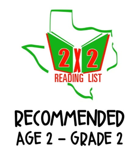 2x2 reading list - recommended for age 2 through grade 2